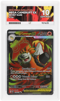 MEGA CAMERUPT EX SECRET RARE 156/132 MEGA EVOLUTION ACE 10