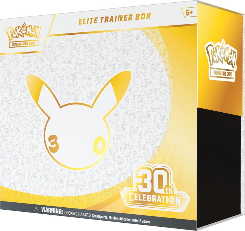 Pokemon 30th anniversary celebration elite trainer box pre sale