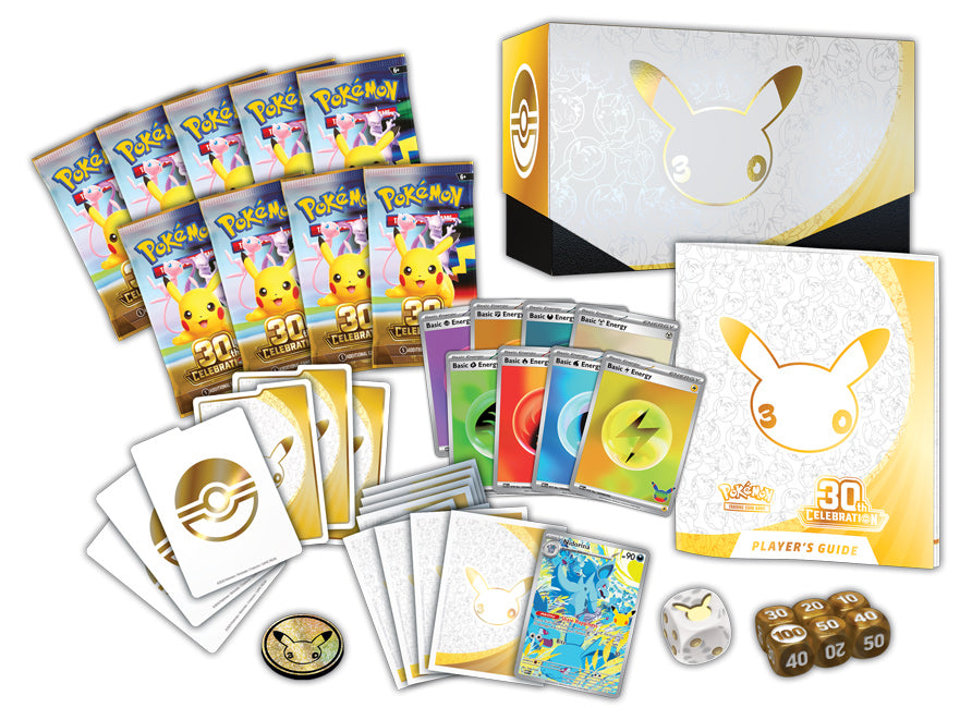 Pokemon 30th anniversary celebration elite trainer box pre sale