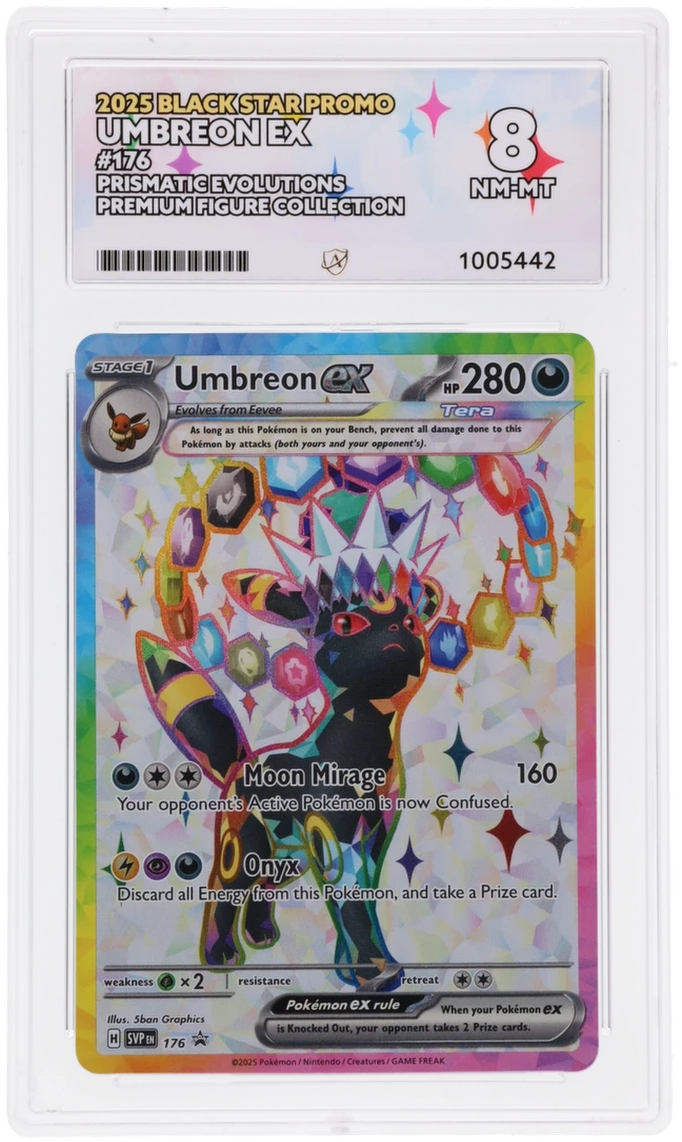 Umbreon ex - Black Star Promo - 176 - Prismatic Evolutions Premium Figure Collection ACE 8