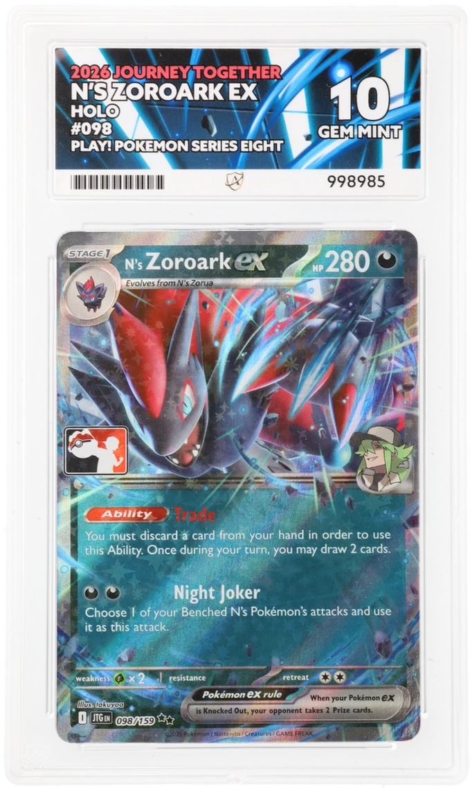 N's Zoroark ex - Journey Together - 098/159 - Holo - Play! Pokemon Series Eight ACE 10